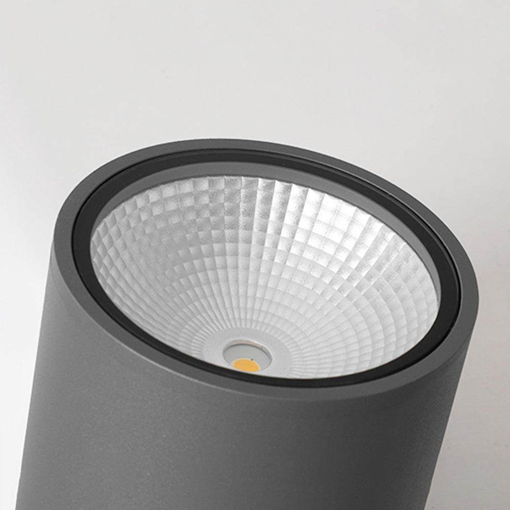 Ray Moderne Zwarte Cilindrische Inbouw Plafondlamp Spot