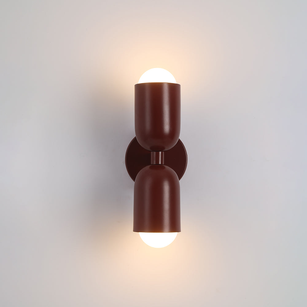 Kira Bicolor Wandlamp met Dubbele Kop
