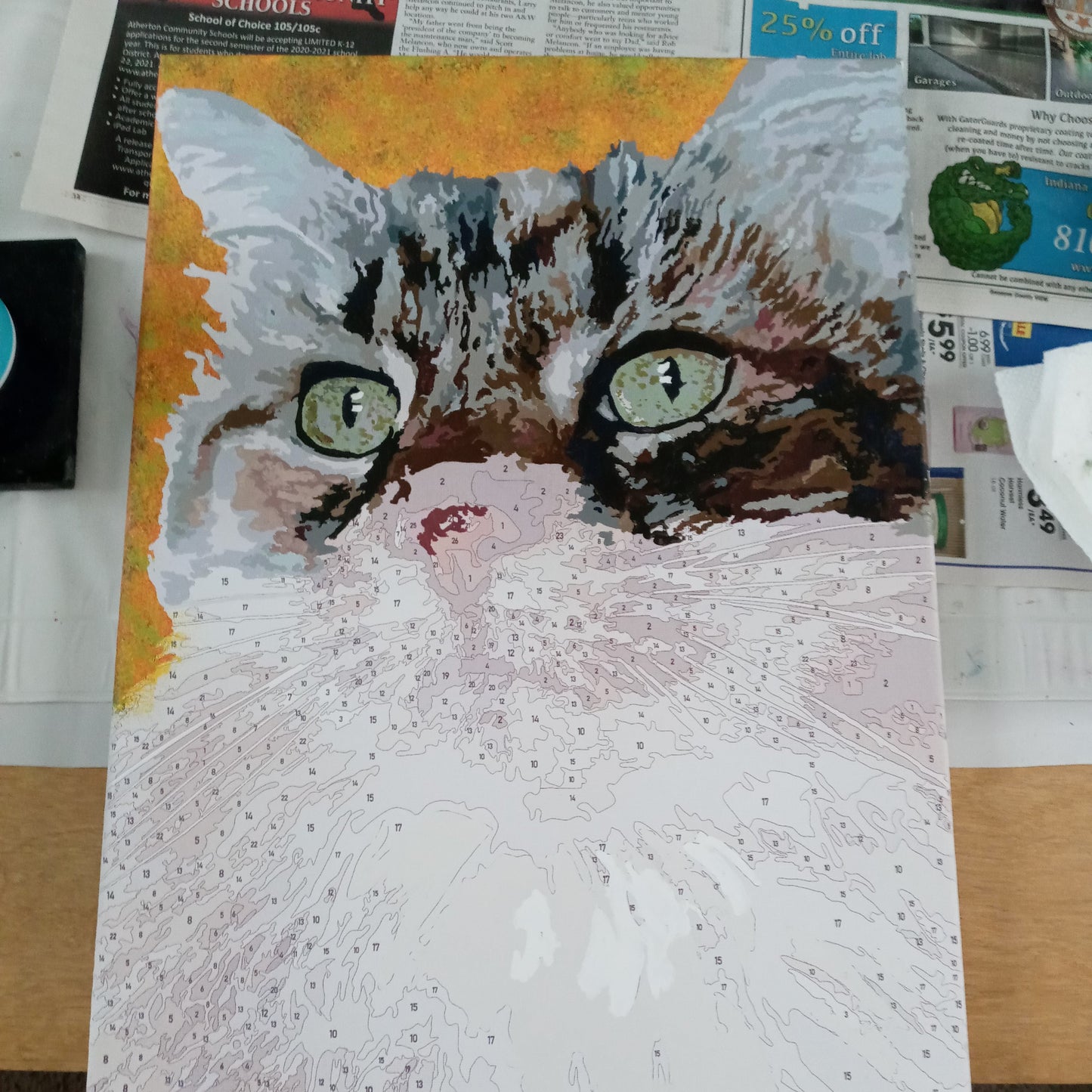 Paintly | Schilder jouw dierbare herinneringen met een Custom-Paint-by-Number schilderij