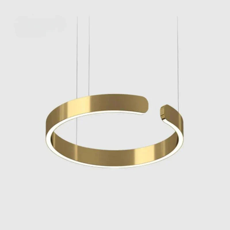 ModernLuxe | Hedendaagse Cirkelvormige LED Hanglamp – voor Slaapkamer, Eetkamer & Woonkamer