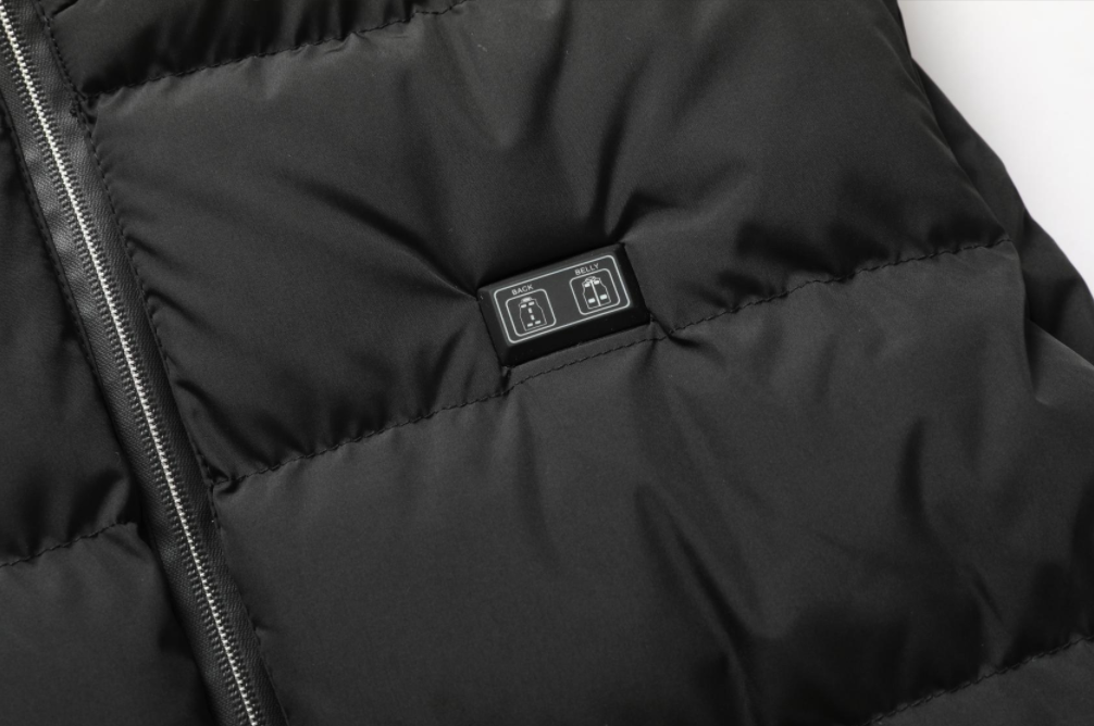 Verwarmde Unisex Jas met Verstelbare Verwarming en Waterafstotend Materiaal