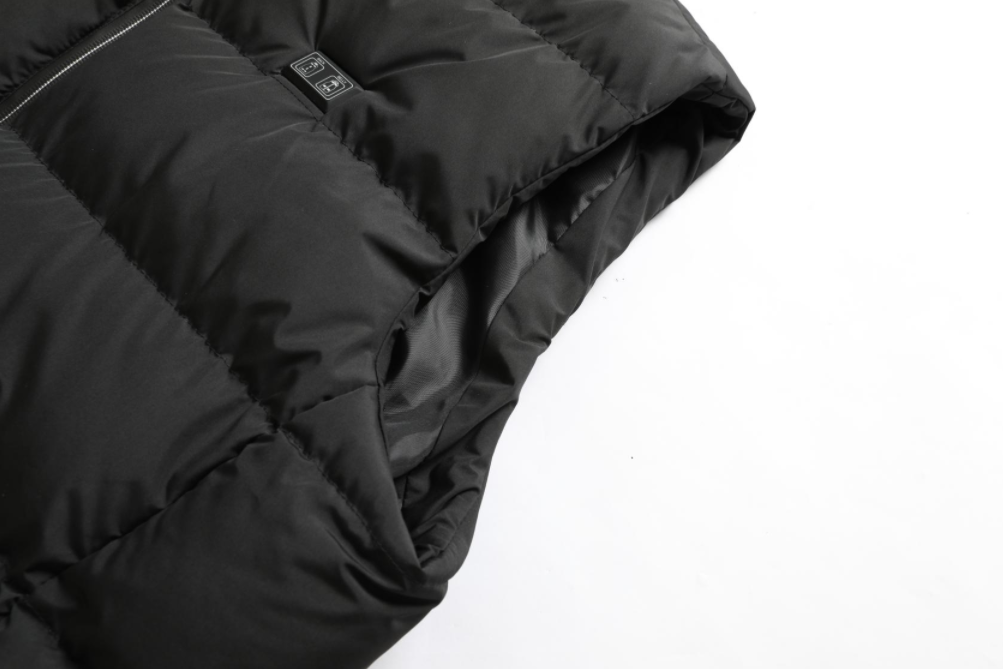 Verwarmde Unisex Jas met Verstelbare Verwarming en Waterafstotend Materiaal