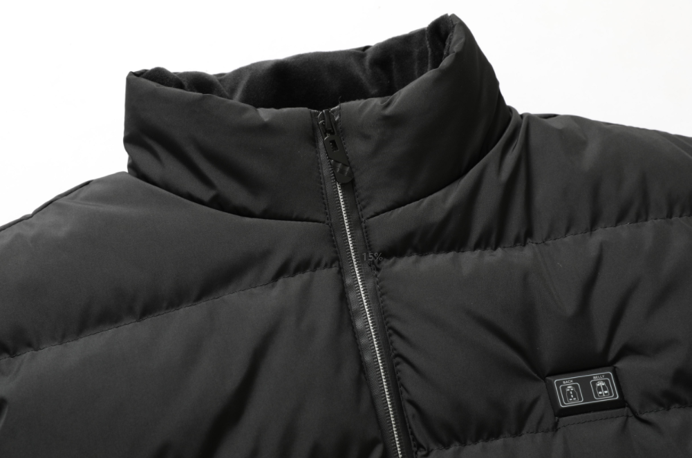 Verwarmde Unisex Jas met Verstelbare Verwarming en Waterafstotend Materiaal