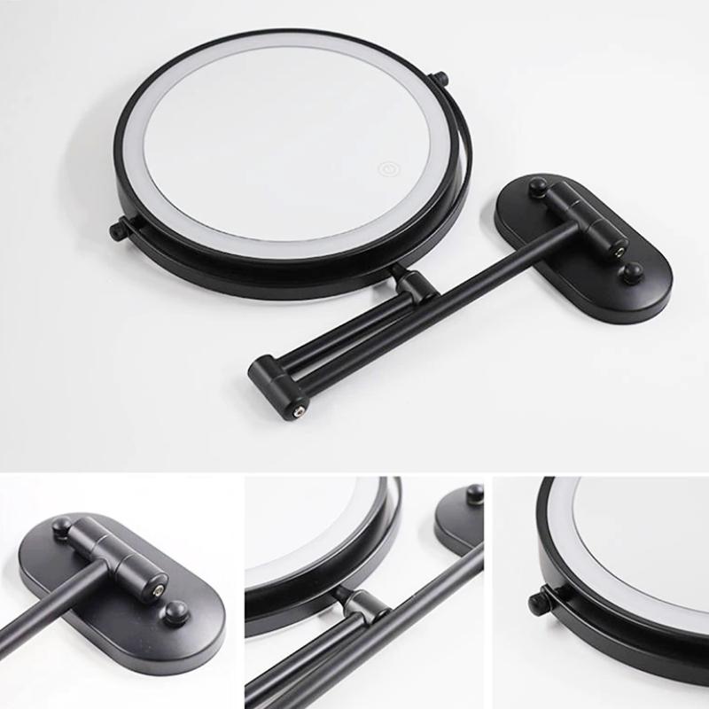 OnyxFlex Make-up Spiegel Met Oplaadbare LED Vergroting