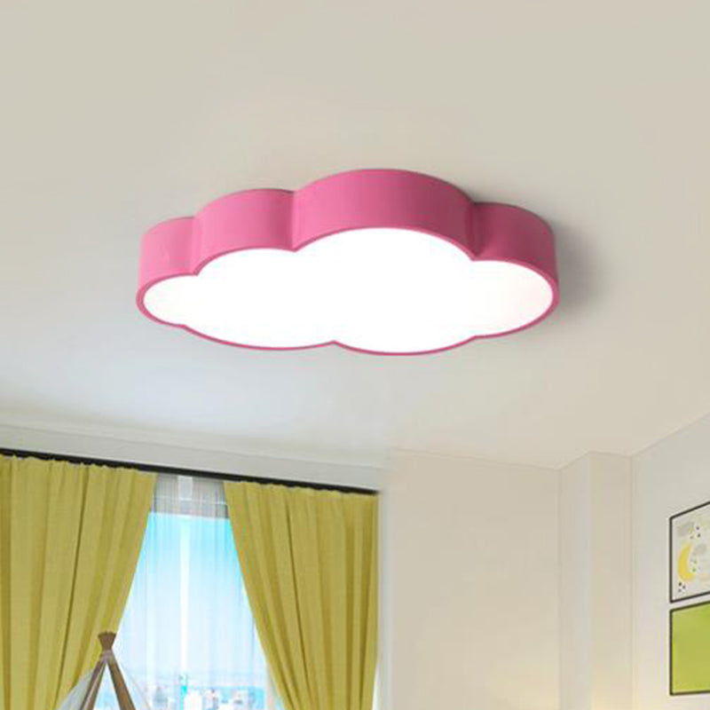 Acryl Cloud Shade Flush Light Minimalistische LED Flush Plafondlamp voor Kinderkamer