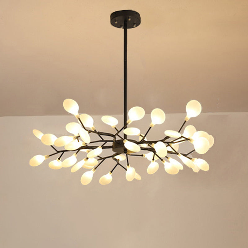 Eenvoudige Vertakte Vuurvlieg Chandelier Verlichting Acryl Woonkamer LED Hanglamp