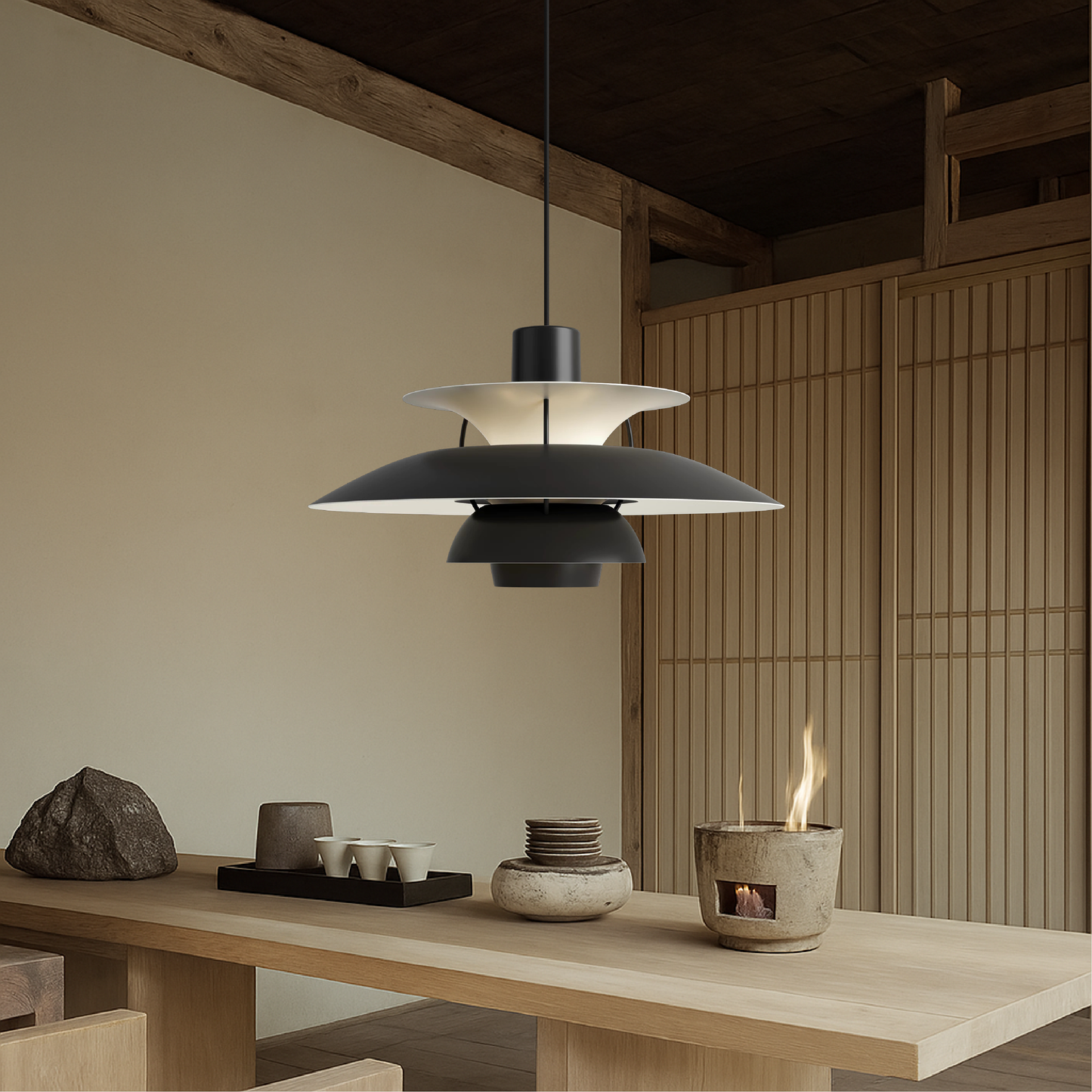 Multilaags Deens Hanglamp