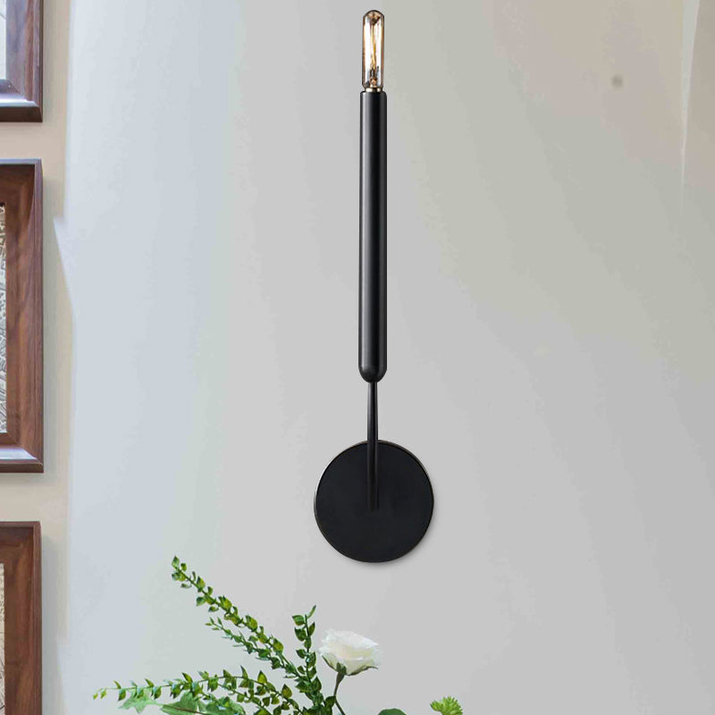 1/2 Lampen Tube Wandlamp Traditionele Metaal Wandlamp in Zwart/Brass voor de Eetkamer