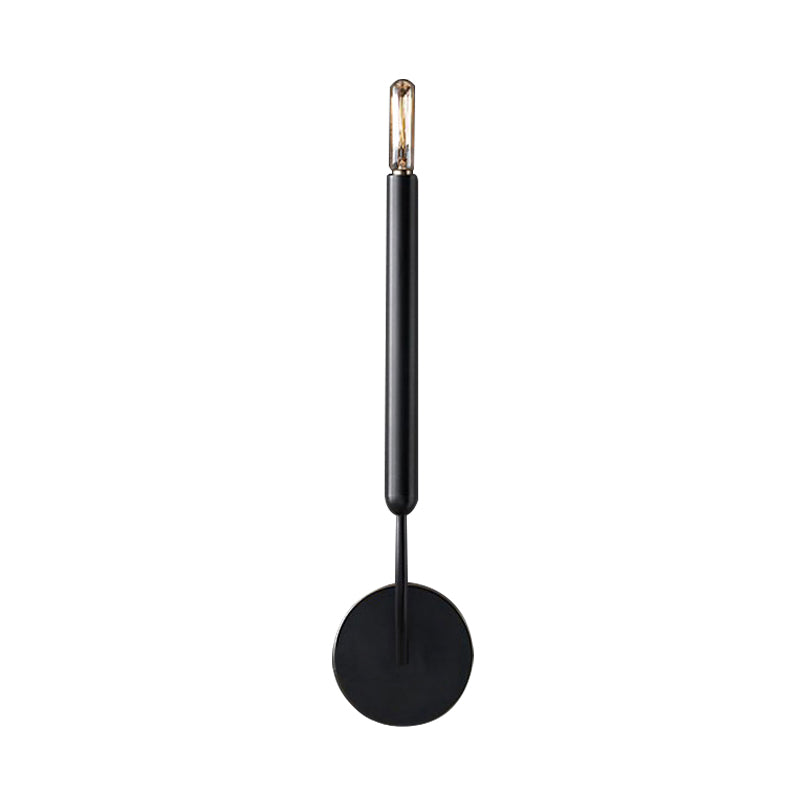 1/2 Lampen Tube Wandlamp Traditionele Metaal Wandlamp in Zwart/Brass voor de Eetkamer