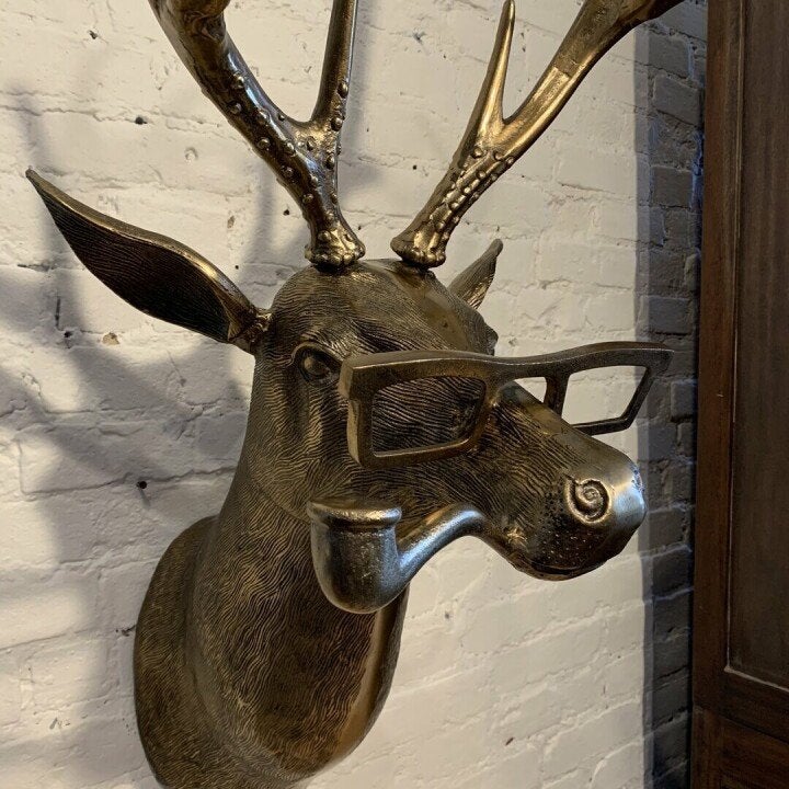 WallCritters – Speelse dierenkop wanddecoratie – Handgeschilderd resin ontwerp