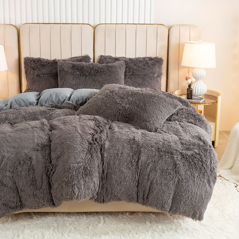 Velora Pluche Bedset Biedt Luxe Comfort Voor Een Gezellige Thuisontspanning