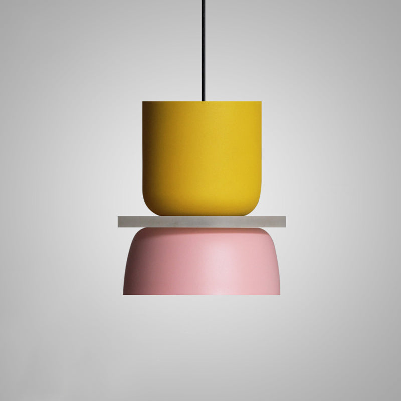 Moderne Hedendaagse Hanglamp Kleurige Macaron LED Hanglamp