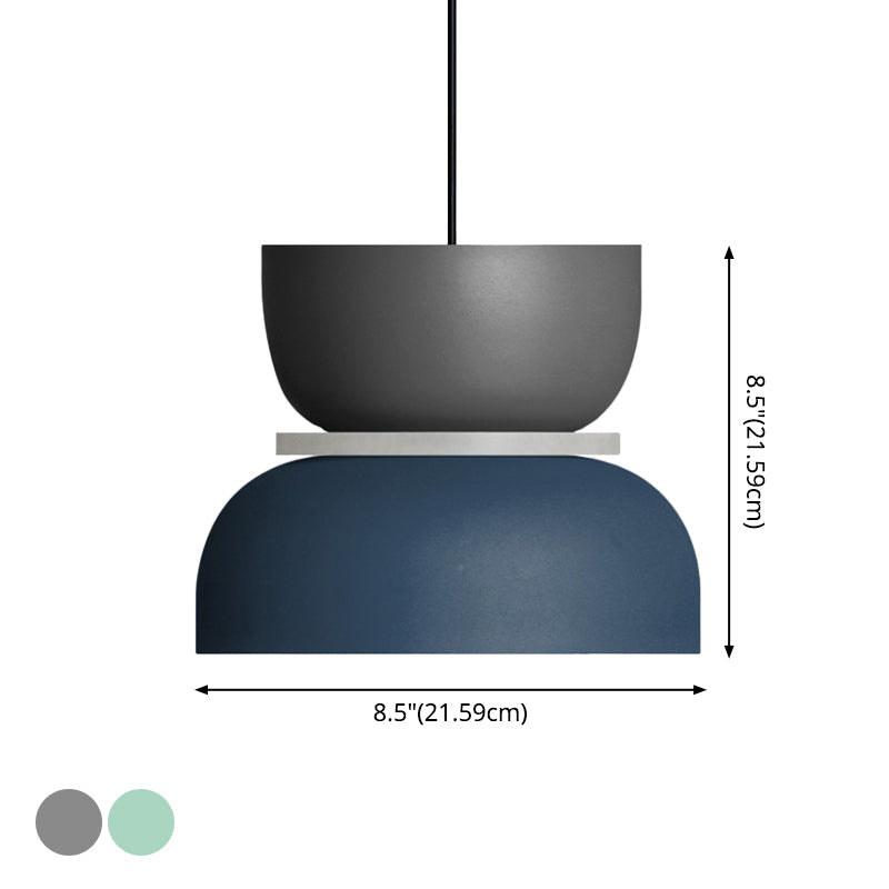 Moderne Hedendaagse Hanglamp Kleurige Macaron LED Hanglamp