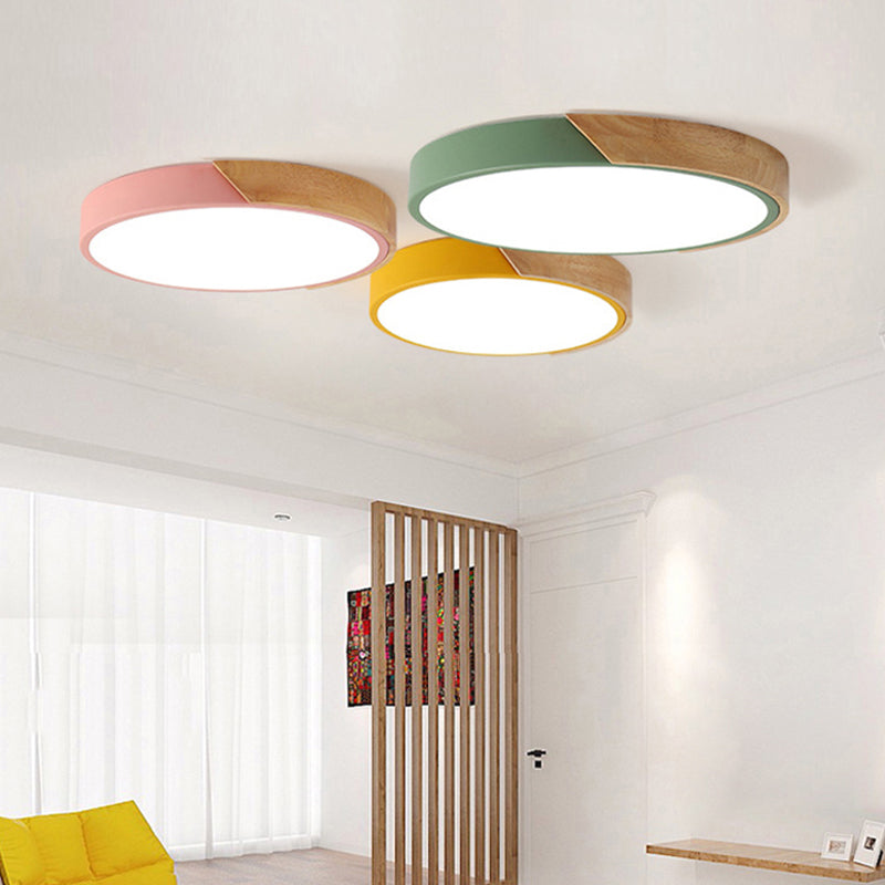Ronde Inbouwverlichting Moderne Acryl Plafondlampen voor Slaapkamer