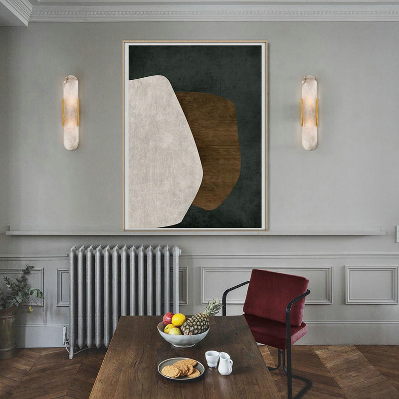 2 Lampen Bar Flush Mount Koloniaal Goud/Zwart Marmer Wandlamp Verlichting voor Eetkamer