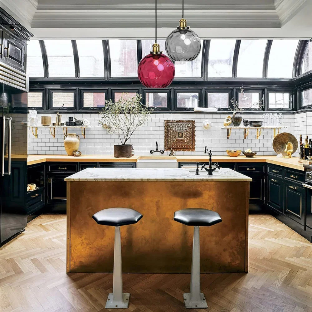Moderne LED Nordic Plafond Glas Bal Hanglamp