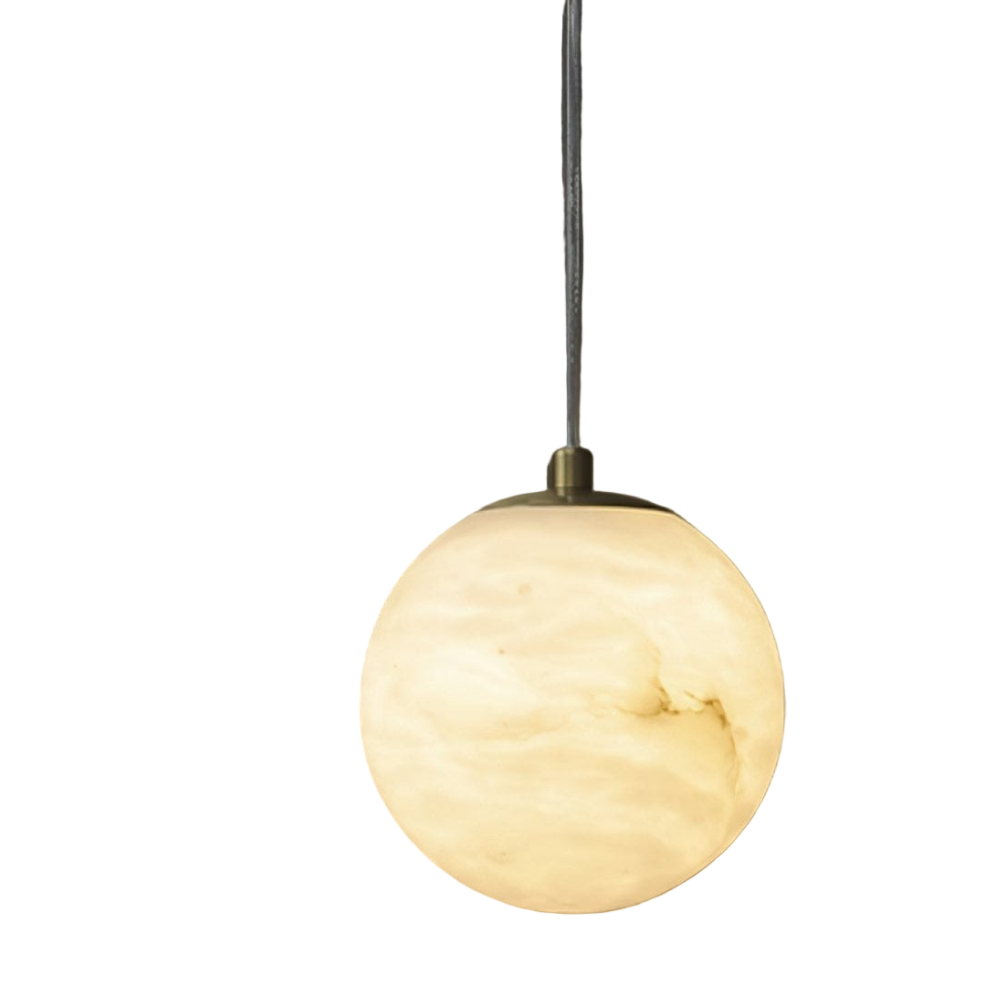 Alabaster Globe Moderne Hanglamp