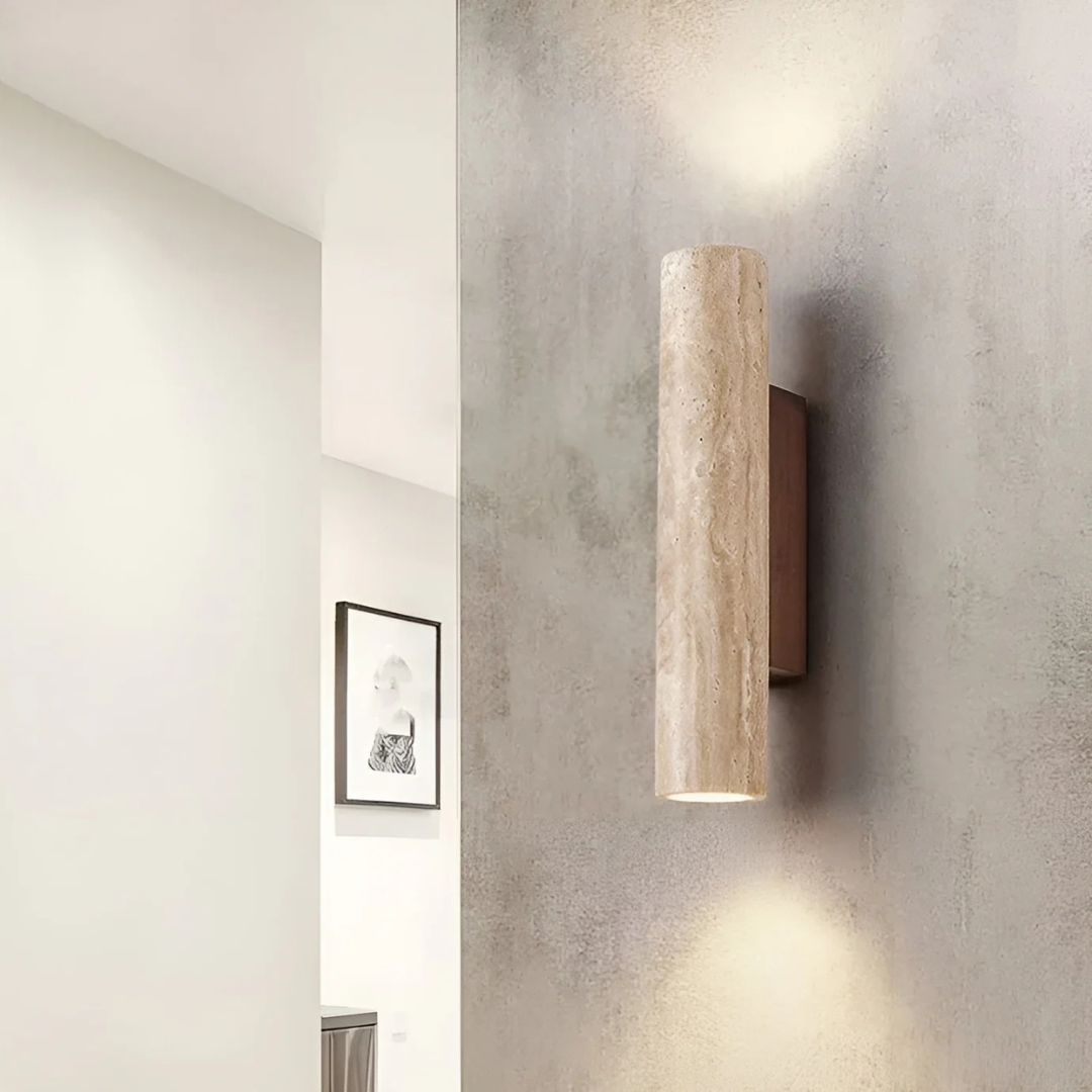 Marmeren Wabi Sabi LED Wandlamp