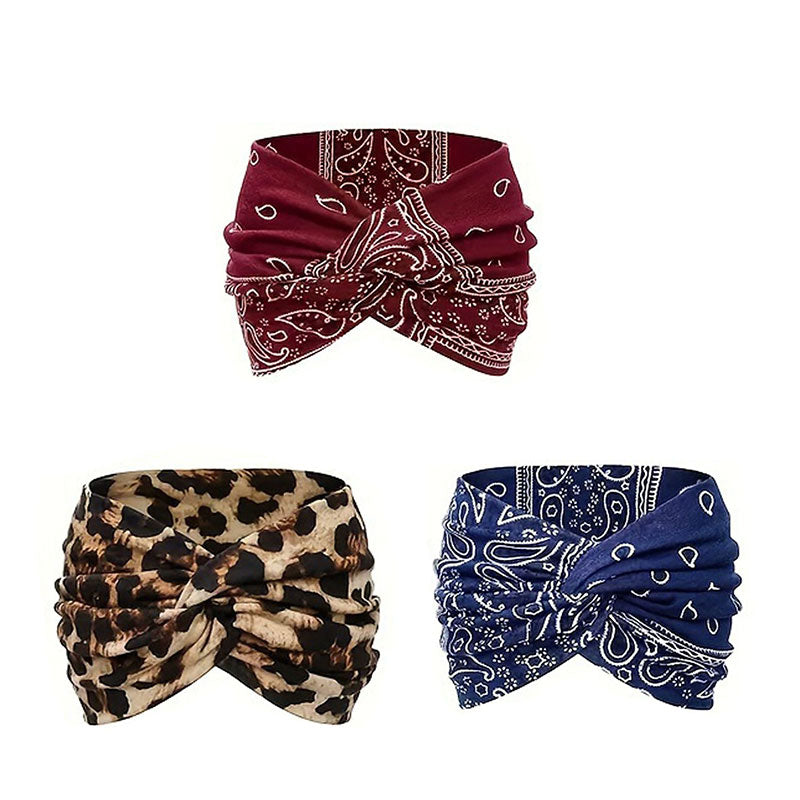 Brehn | Vintage-stijl Brede Batik-Haarband