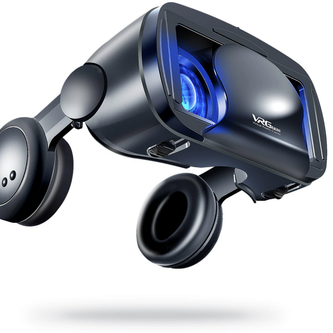 Lunero Reality PRO+ | Smart VR Bril met Geïntegreerde Headset voor iPhone & Android