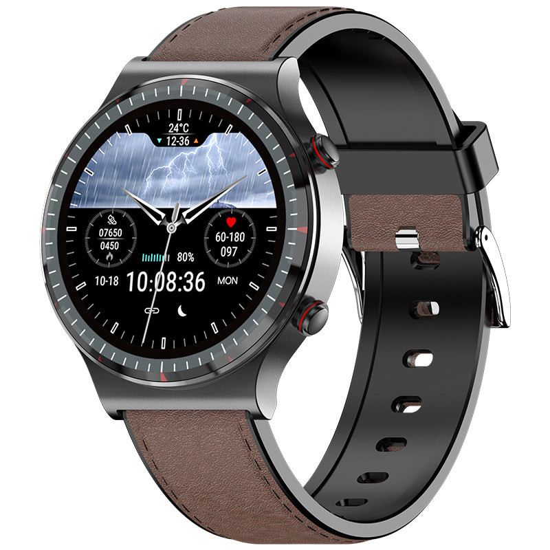 Medische EKG-Smartwatch | CFDA-gecertificeerd | 512Hz Hoge Precisie Biosensor | SpO2- & Hartslagmonitoring | AI-gebaseerde Ademhalingsanalyse | IP67 Waterdicht