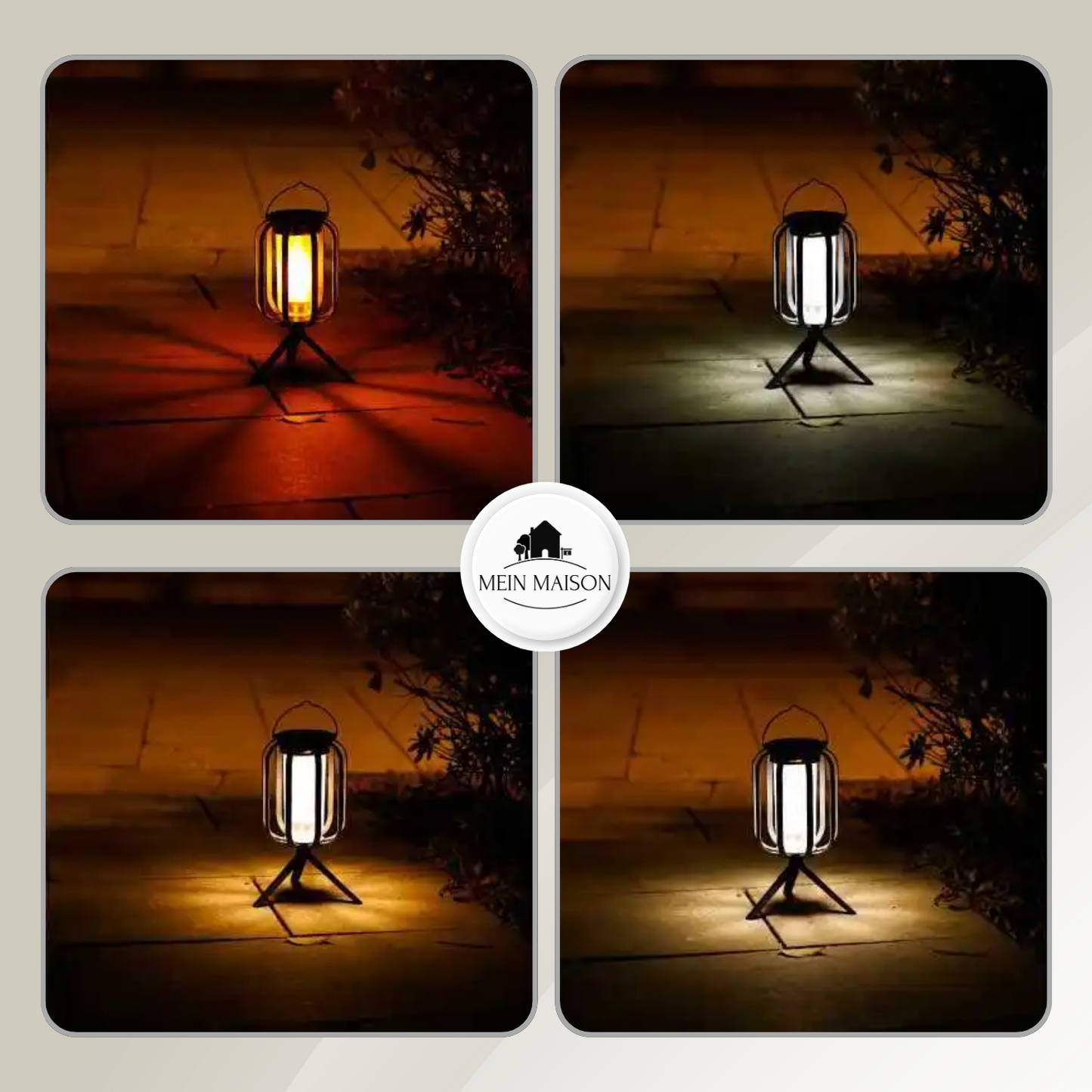 BurstGlow – Zonne-lamp met authentieke vlamomgeving!