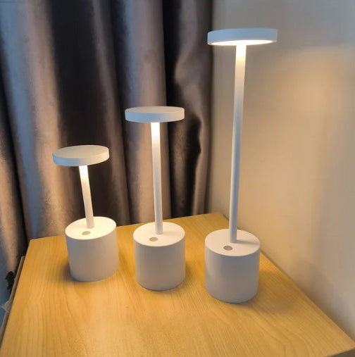 LumaLite Oplaadbare LED-Tafellamp | Draadloos | Dimbaar | Modern Design voor Restaurants en Thuis