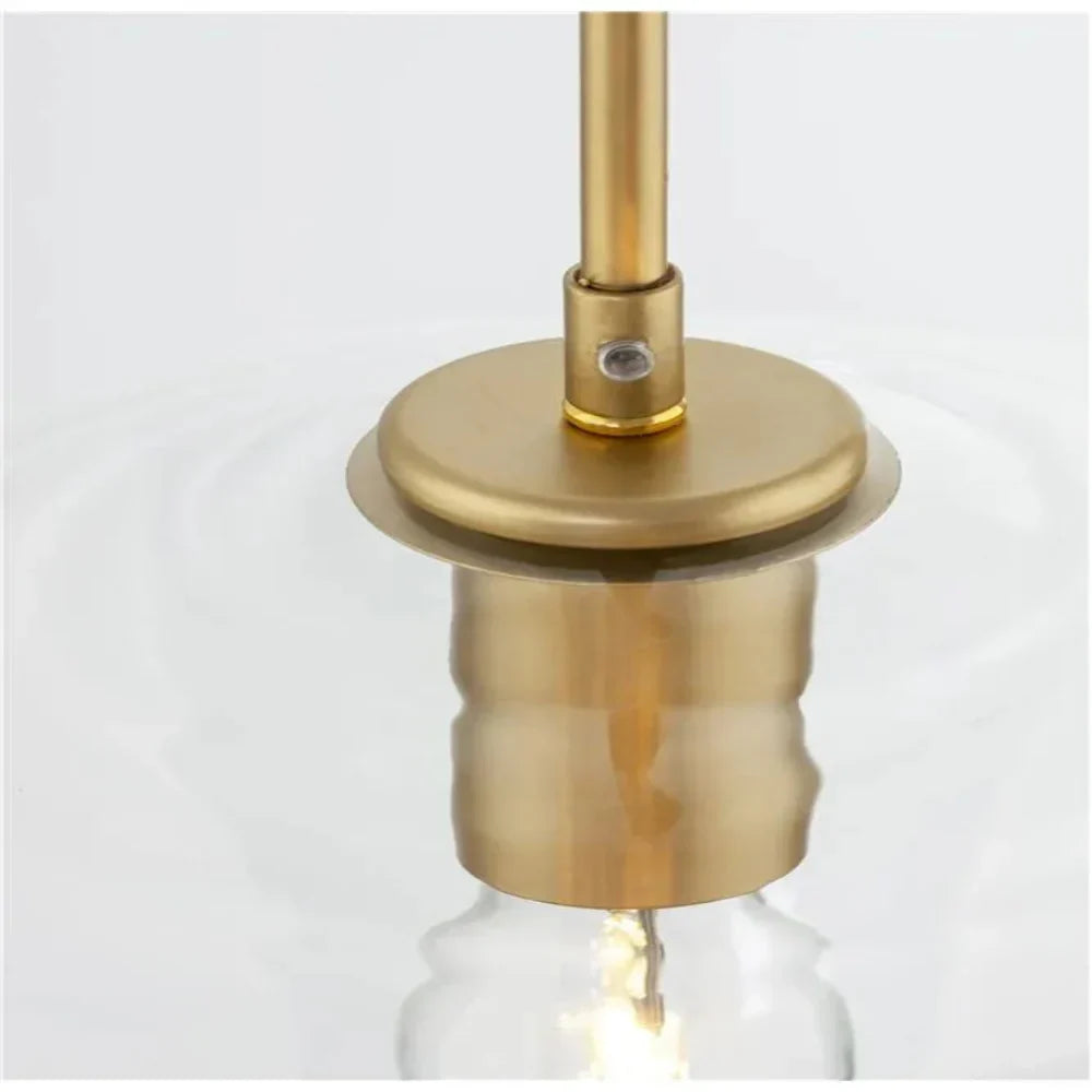 Juni Hanglamp Glas, Helder/Amber Diamantvorm