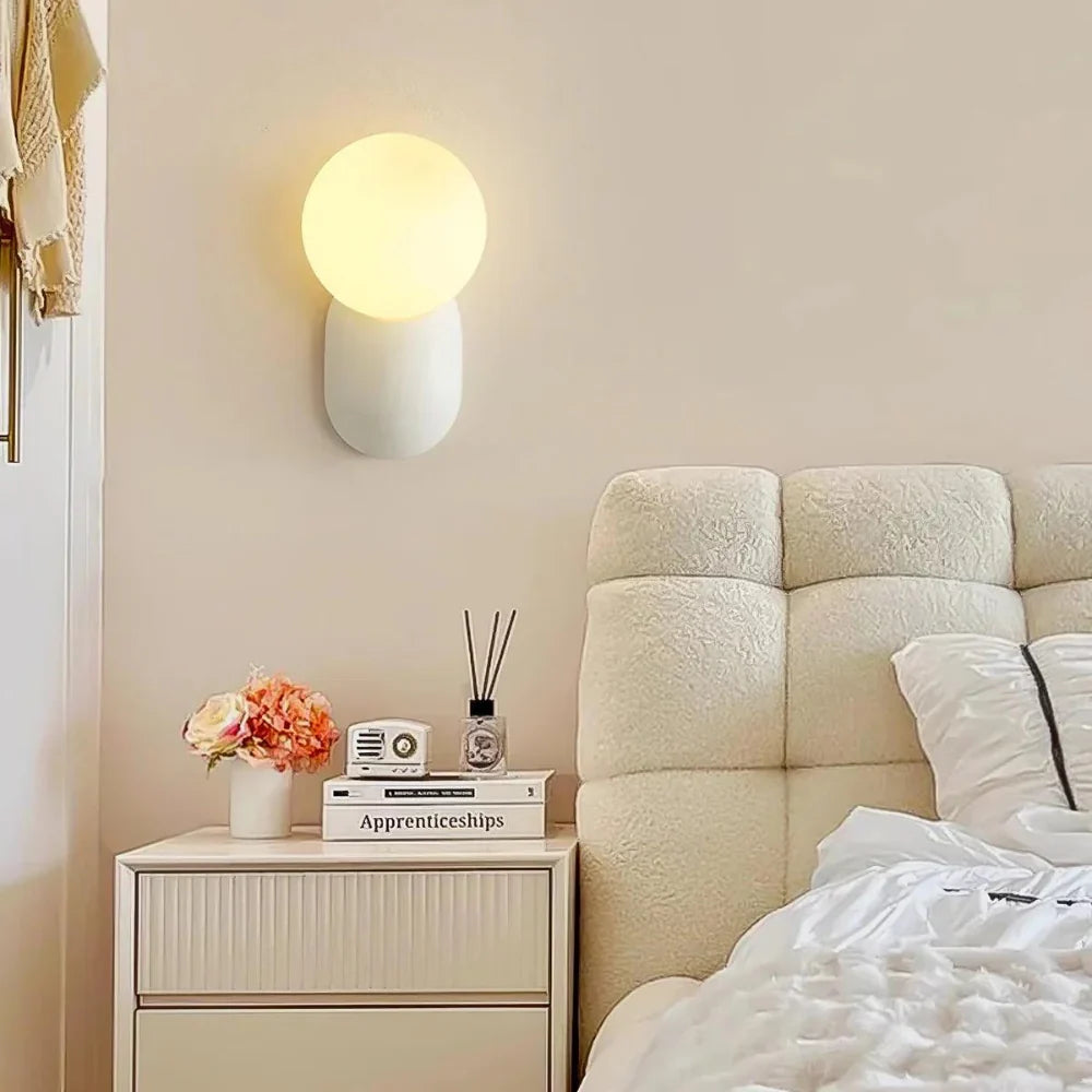 Luma Nordic Glass Orb Wandlamp