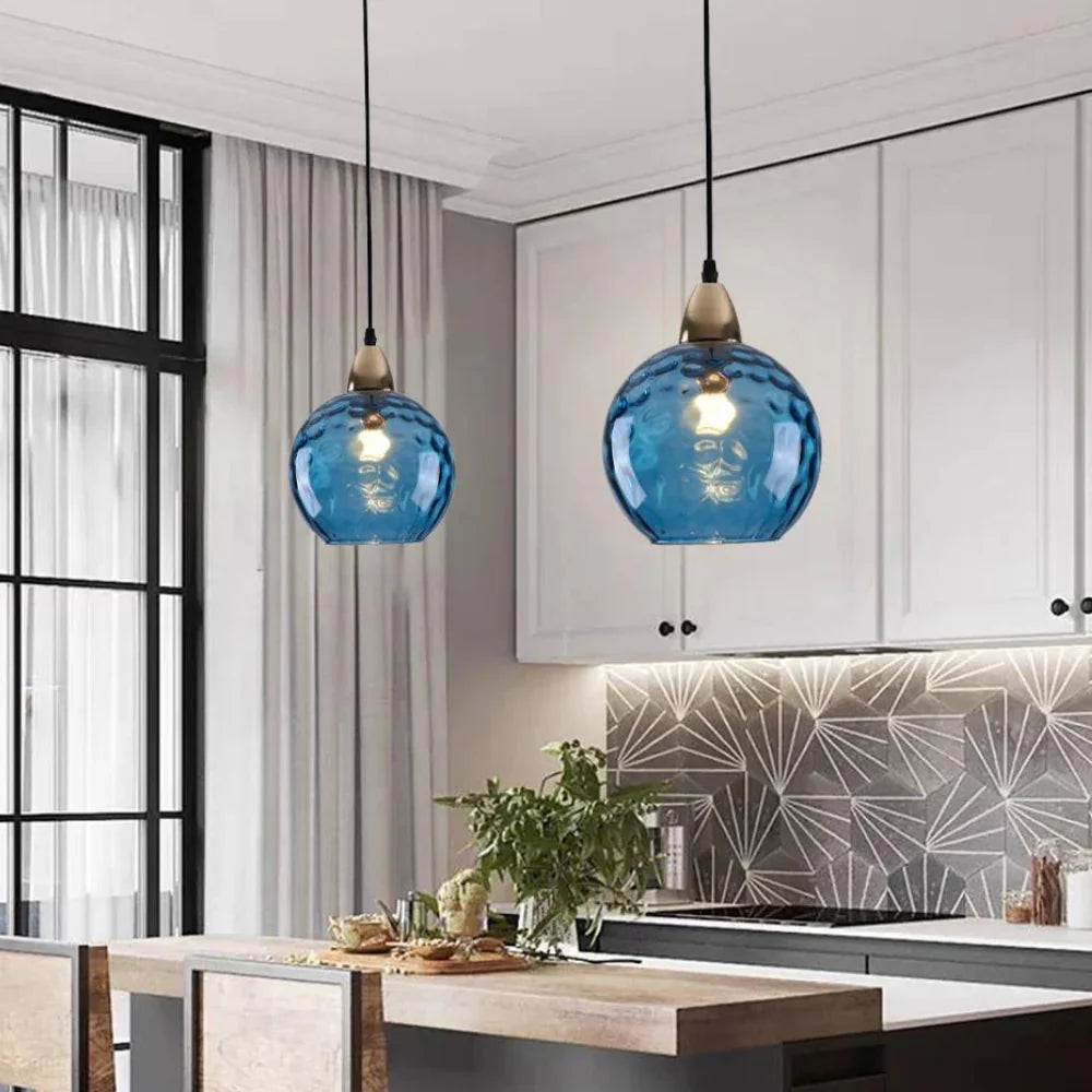 Moderne LED Nordic Plafond Glas Bal Hanglamp