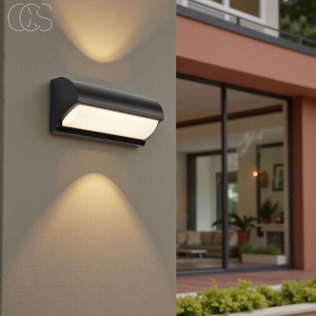 Zwart LED Buiten Wandlicht
