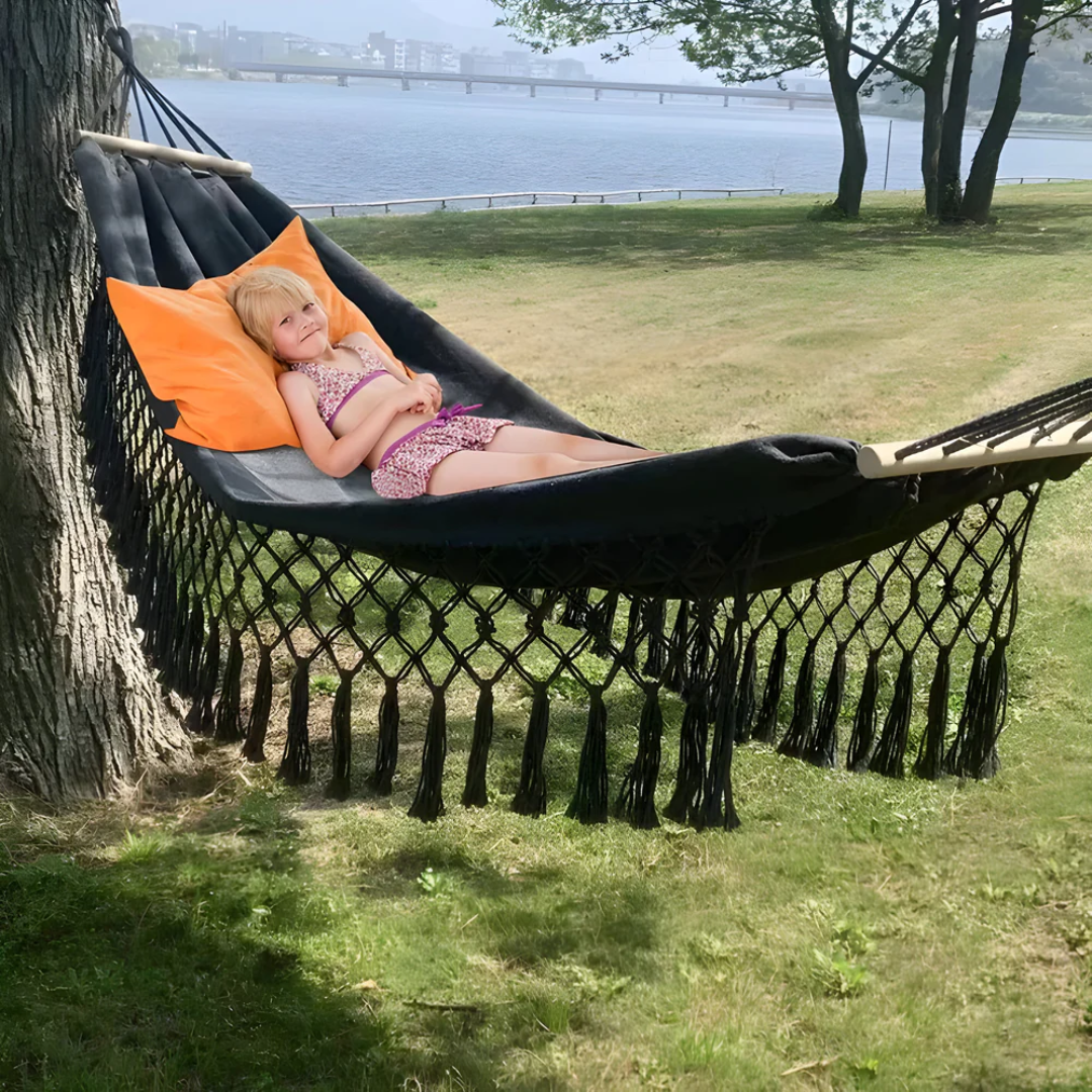 Velri - Comfortabele Boho Hangmat van Katoen