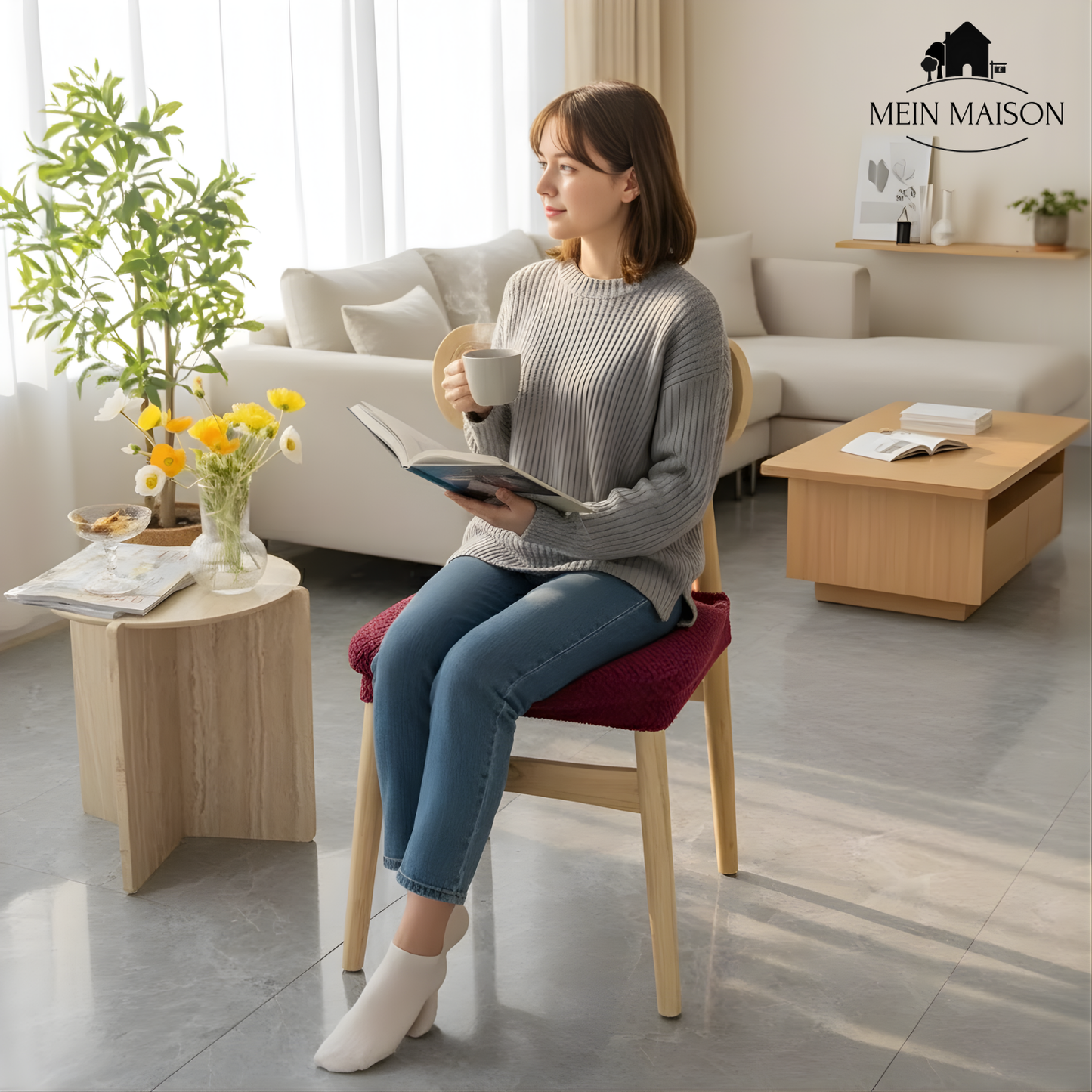 2+2 GRATIS | SilqueShield – Stijlvolle stoelhoezen voor uw meubels!