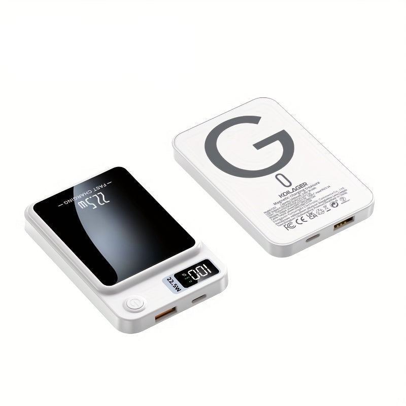 Magnetische Powerbank – Ultra Slim met Super Snelle Draadloze Oplading