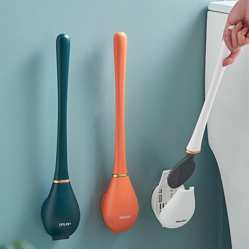 Moderne flexibele siliconen toiletborstel