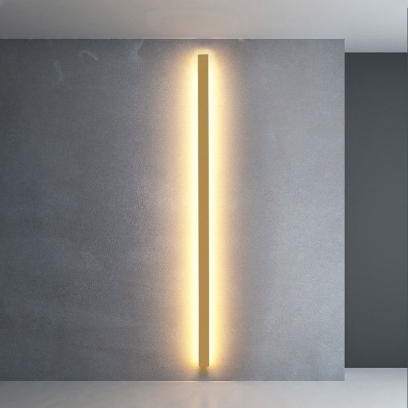 Gravo Minimalistische Lineaire Metalen/Wandlamp, Goud/Zwart/Wit