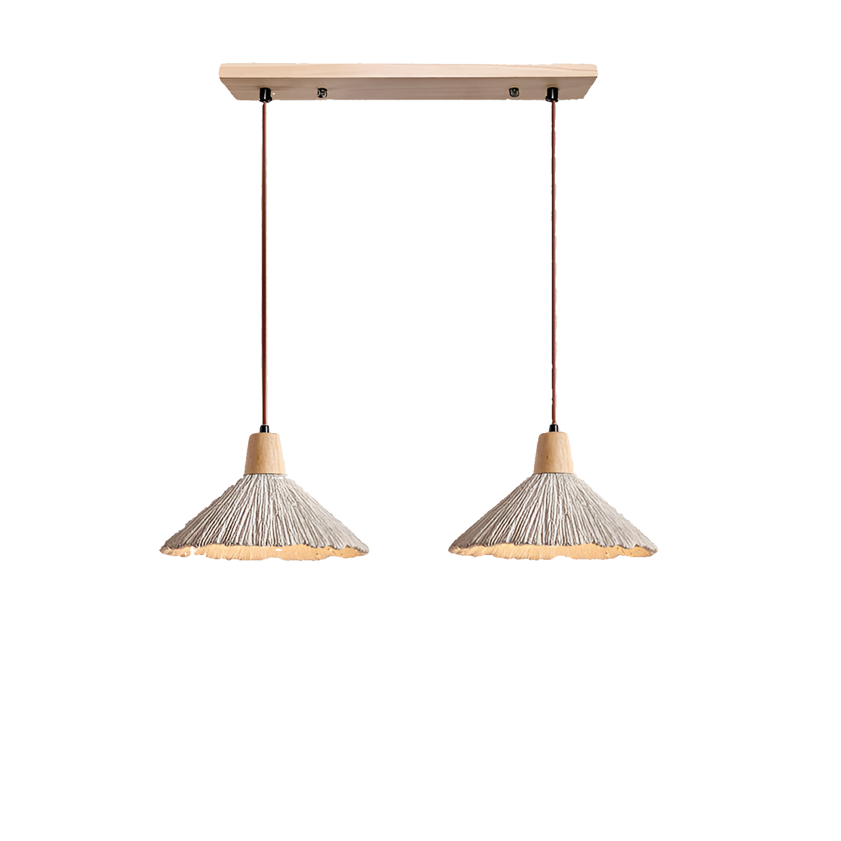 Crème Retro Wabi-Sabi LED Hanglamp