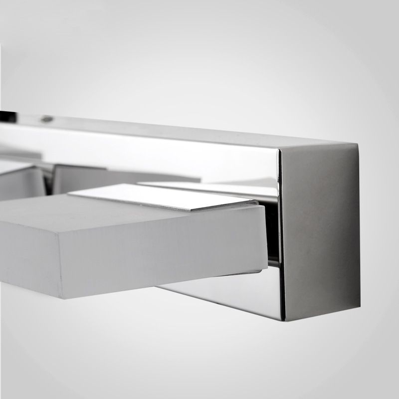 Arisha Design LED Wandlamp Vierkant Modern Metaal/Acryl Zilver Badkamer