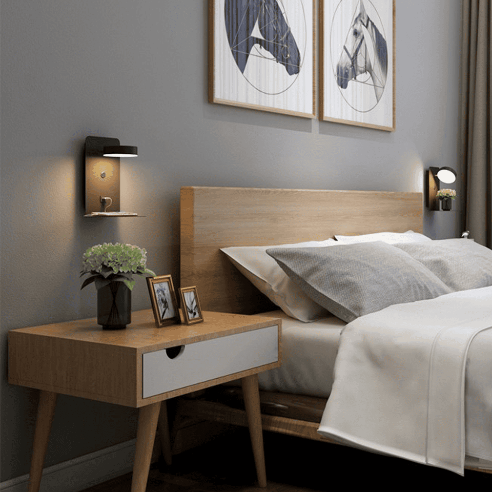 AuraLoom - Slaapkamerlamp Varmglød voor elegante comfort