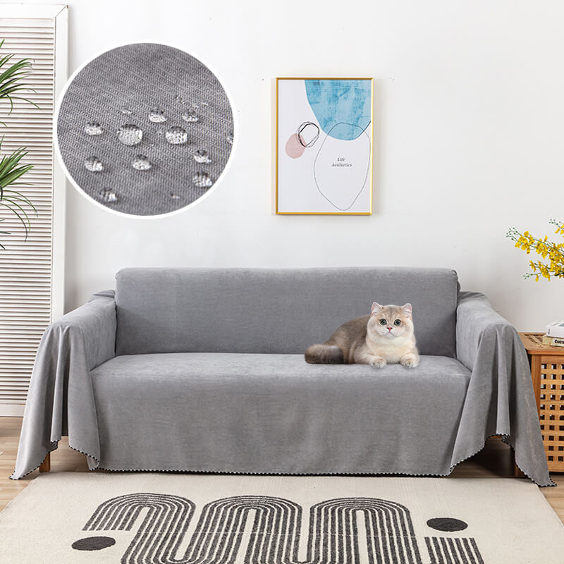 Premium Waterdichte Sofa Wurfdeken Hoezen met Jacquardrand