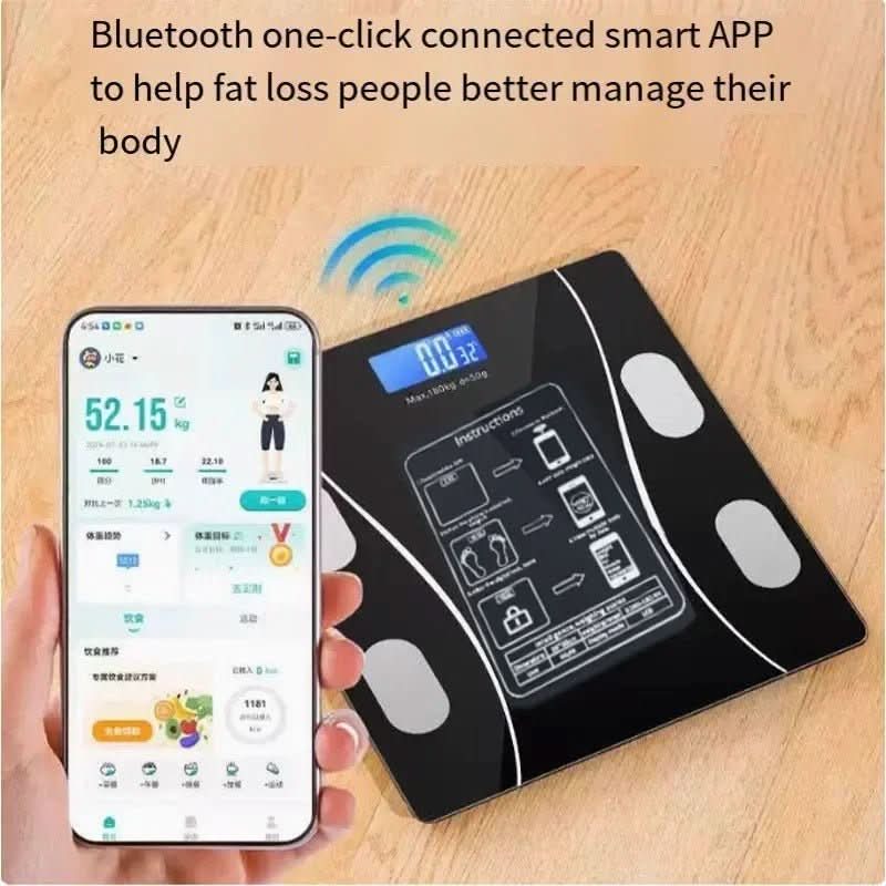 Fitscale – Intelligente lichaamsanalyseweegschaal met app-verbinding