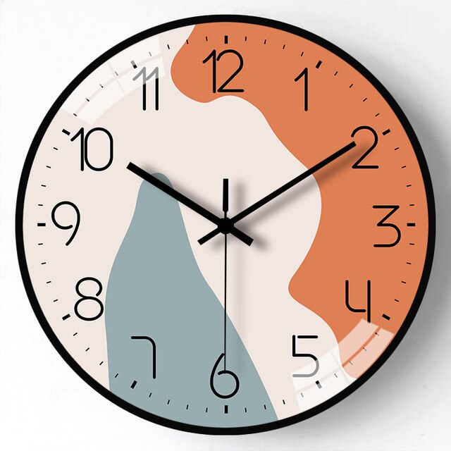Wandklok met ecologisch ontwerp