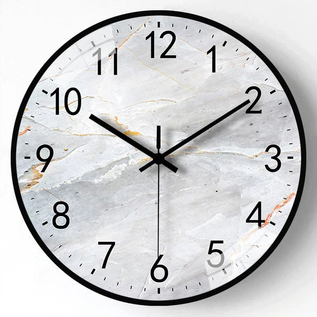 Wandklok met ecologisch ontwerp
