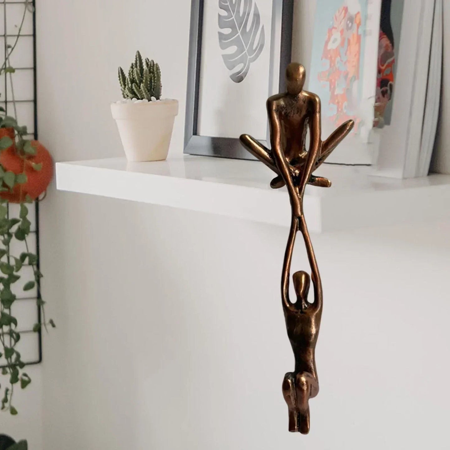 Lanoria - Sculptuur Beeldje Liefde en Kracht Decoratief