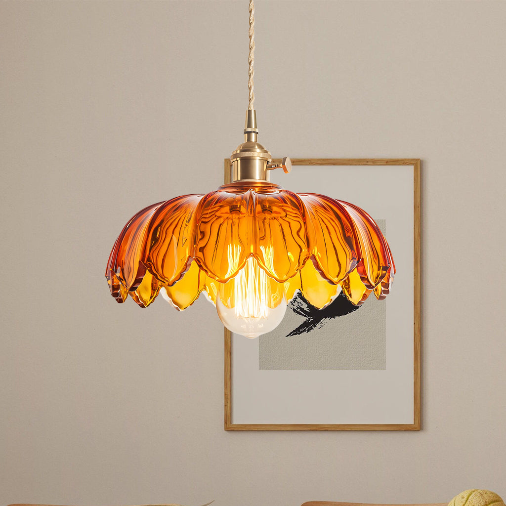 Fay Rustieke Tulp Glas Hanglamp
