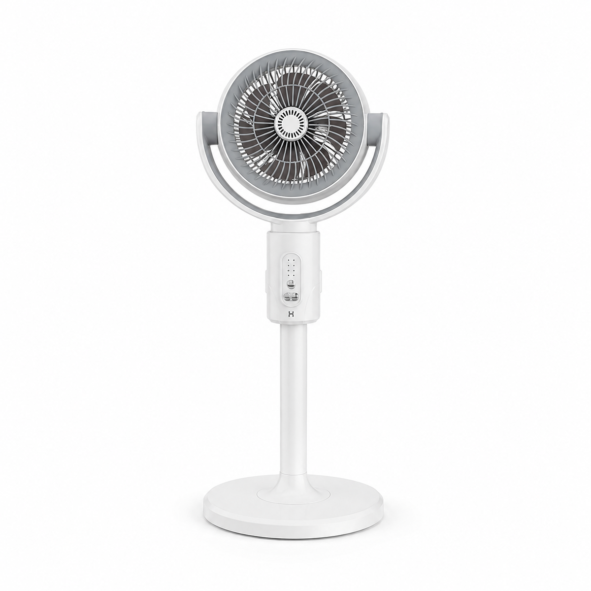 Motor Standventilator, 20 dB zeer stille ventilator, 30 m worpafstand, 2465 m³/h luchtvolume, ventilator met afstandsbediening & koeling