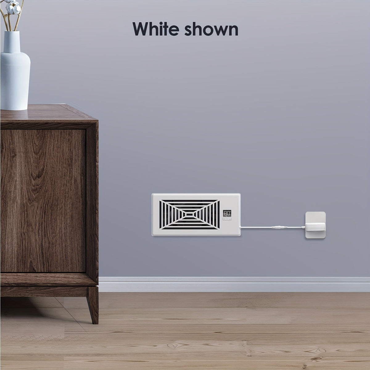 4" x 10" Slimme Register Booster Ventilator – HVAC-Bouwaccessoires met Afstandsbediening, Thermostaatregeling – Stille werking voor efficiënte verwarmings- en koelingsprestaties