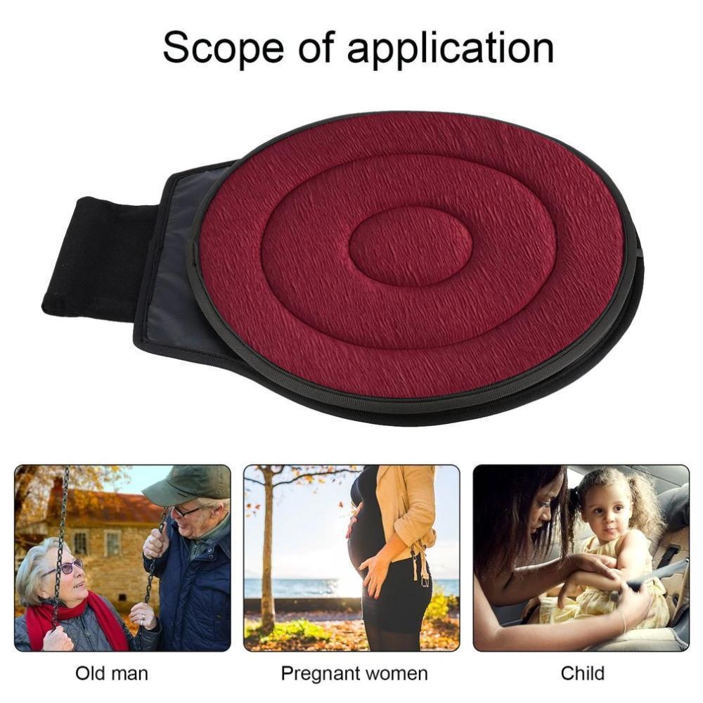 Cuscino Rotaseat 360° Draaibaar | Ergonomisch & Antislip | Voor Auto, Kantoor & Thuis | Rugbeschermer & Comfortabel