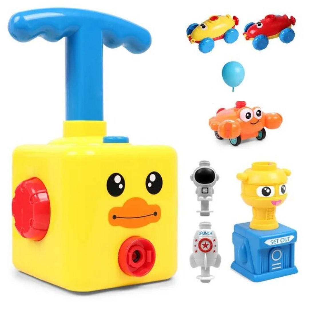 SciMobilé | Wetenschappelijk leren terwijl je speelt met auto's op luchtaandrijving