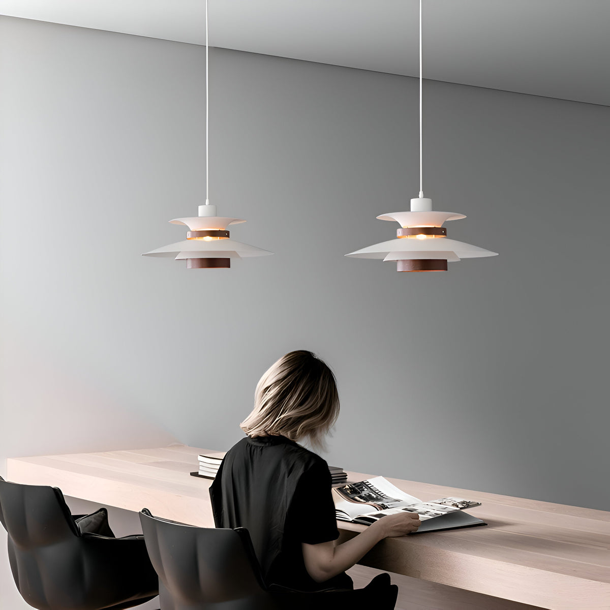 Aurora van Stilte Nordic IJzeren Hanglamp